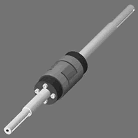 Drive Shaft With Coupling For LR 90 Pulleys